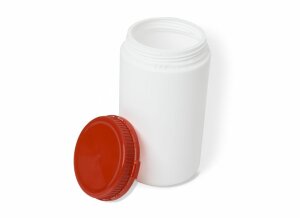 Screw-top jar UN, white, without lid 1300ml