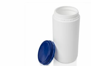Screw cap jar UN, white, without cap 1600ml