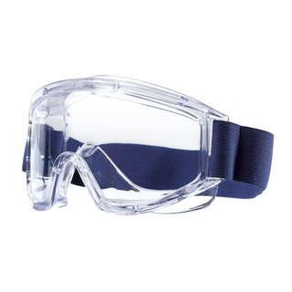 Acetat-Vollsichtbrille (klar, einstellbares Kopfband)