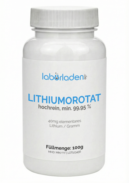 Lithium Orotat Pulver 25g – Hochrein 99,91%, 3,88 Produktbild-Vorschau 2