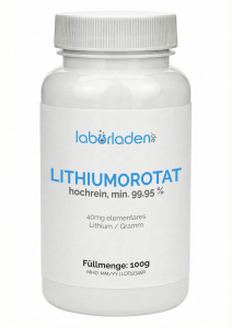 Lithiumorotat (Monohydrat), min 99.9%, höchste Qualität (C5H3LiN2O4) 50g