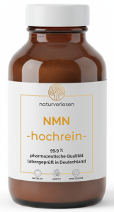 naturverlesen NMN 99,9% Reinheit - Nicotinamid Mononukleotid in laborgeprüfter, pharmazeutischer Forschungsqualität 50g