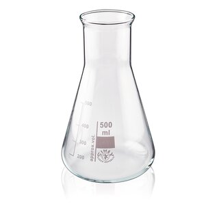 Erlenmeyer flask, wide neck, borosilicate (100/250/500/1000/2000ml)