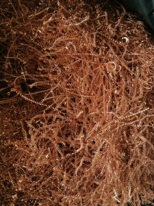 Copper turnings 99.9% (long) 500g